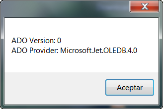 ADO provider